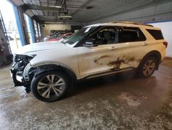 Salvage cars for sale at Candia, NH auction: 2020 Ford Explorer Platinum