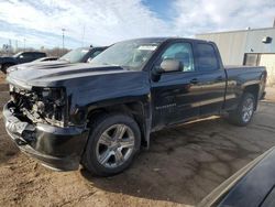 Salvage trucks for sale at Woodhaven, MI auction: 2017 Chevrolet Silverado K1500 Custom