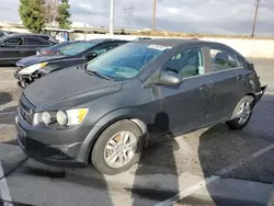 Chevrolet salvage cars for sale: 2015 Chevrolet Sonic LT