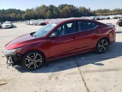 Nissan Sentra SR salvage cars for sale: 2021 Nissan Sentra SR