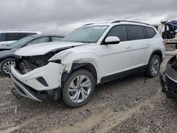 Salvage cars for sale from Copart Wichita, KS: 2021 Volkswagen Atlas SE