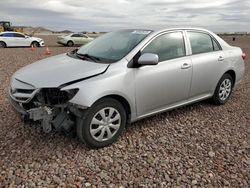 Toyota Vehiculos salvage en venta: 2013 Toyota Corolla Base