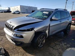 Salvage cars for sale from Copart Chicago Heights, IL: 2016 Jeep Cherokee Latitude
