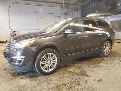 Salvage cars for sale from Copart Wheeling, IL: 2013 Chevrolet Traverse LT