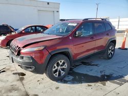 Jeep Cherokee salvage cars for sale: 2017 Jeep Cherokee Trailhawk