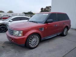 Land Rover Range Rover salvage cars for sale: 2007 Land Rover Range Rover Sport HSE