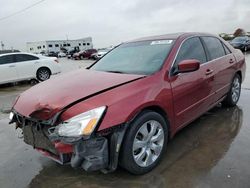 Vehiculos salvage en venta de Copart Grand Prairie, TX: 2007 Honda Accord EX