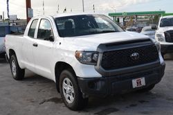 Salvage cars for sale from Copart Opa Locka, FL: 2018 Toyota Tundra Double Cab SR/SR5