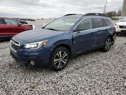 Salvage cars for sale at Wayland, MI auction: 2019 Subaru Outback 2.5I Limited
