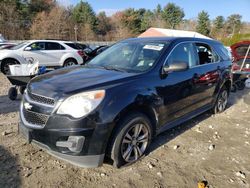 Salvage cars for sale from Copart Mendon, MA: 2011 Chevrolet Equinox LS