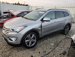 Salvage cars for sale at Franklin, WI auction: 2014 Hyundai Santa FE GLS
