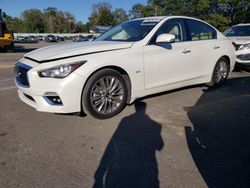 Infiniti Q50 Luxe salvage cars for sale: 2019 Infiniti Q50 Luxe