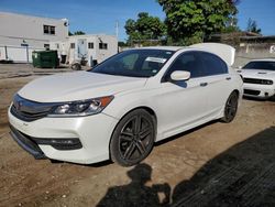 Salvage cars for sale at Opa Locka, FL auction: 2017 Honda Accord Sport