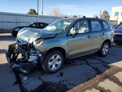 Vehiculos salvage en venta de Copart Littleton, CO: 2017 Subaru Forester 2.5I