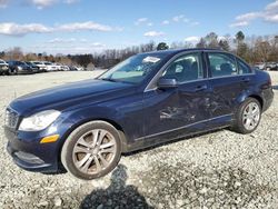 Salvage cars for sale from Copart Mebane, NC: 2013 Mercedes-Benz C 300 4matic