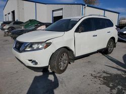 Salvage cars for sale from Copart Tulsa, OK: 2016 Nissan Pathfinder S