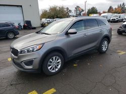 Salvage cars for sale at Woodburn, OR auction: 2016 KIA Sorento LX