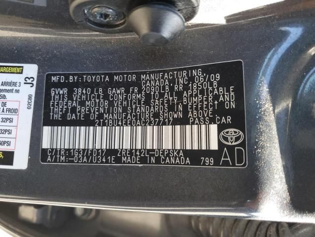 2010 Toyota Corolla Base