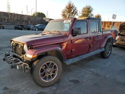 Salvage cars for sale from Copart Wilmington, CA: 2021 Jeep Gladiator Sport