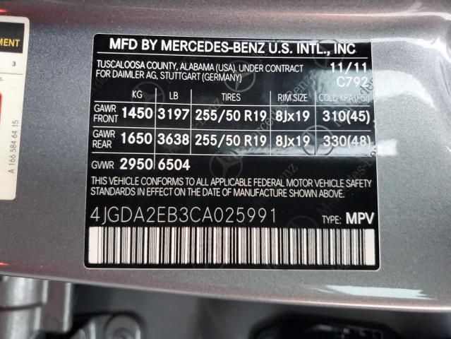 2012 Mercedes-Benz ML 350 Bluetec