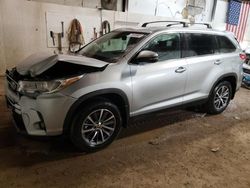 Salvage cars for sale at Casper, WY auction: 2019 Toyota Highlander SE