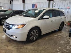 Salvage cars for sale at Franklin, WI auction: 2014 Honda Odyssey Touring