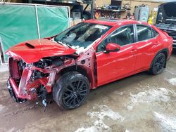 Salvage cars for sale at Kincheloe, MI auction: 2022 Subaru WRX Limited