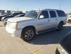 Vehiculos salvage en venta de Copart Grand Prairie, TX: 2003 Cadillac Escalade ESV