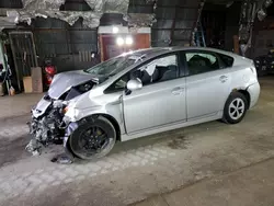 Salvage cars for sale from Copart Albany, NY: 2013 Toyota Prius