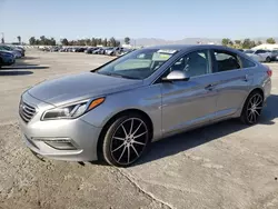 Salvage cars for sale at Mentone, CA auction: 2015 Hyundai Sonata SE