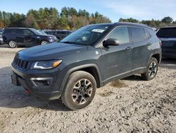 Salvage cars for sale at Mendon, MA auction: 2018 Jeep Compass Trailhawk