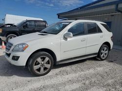 Salvage cars for sale at Arcadia, FL auction: 2009 Mercedes-Benz ML 350