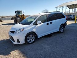 Toyota salvage cars for sale: 2020 Toyota Sienna LE