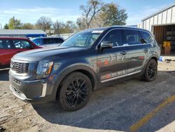 Salvage cars for sale from Copart Wichita, KS: 2022 KIA Telluride SX