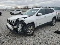 Salvage cars for sale from Copart Wayland, MI: 2016 Jeep Cherokee Limited
