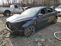 Salvage cars for sale at Waldorf, MD auction: 2021 KIA Forte FE