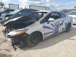 Salvage cars for sale at Riverview, FL auction: 2015 Honda Civic LX