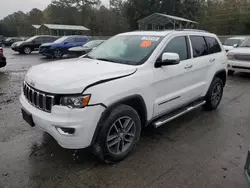 Jeep salvage cars for sale: 2018 Jeep Grand Cherokee Limited