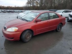 Toyota Corolla CE salvage cars for sale: 2005 Toyota Corolla CE