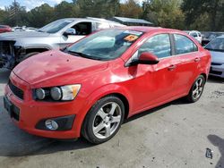 Chevrolet Sonic Vehiculos salvage en venta: 2015 Chevrolet Sonic LTZ