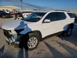 Salvage cars for sale from Copart Houston, TX: 2021 Chevrolet Traverse LT