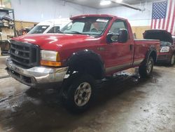Salvage cars for sale from Copart Kincheloe, MI: 1999 Ford F350 SRW Super Duty