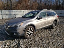 Salvage cars for sale from Copart West Warren, MA: 2016 Subaru Outback 2.5I Limited