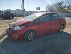 Salvage cars for sale from Copart Oklahoma City, OK: 2013 Toyota Prius