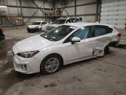 Salvage cars for sale from Copart Montreal Est, QC: 2018 Subaru Impreza Premium Plus