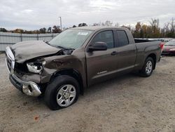 Salvage cars for sale from Copart Lumberton, NC: 2011 Toyota Tundra Double Cab SR5