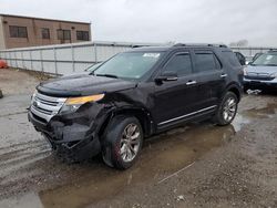 Salvage cars for sale from Copart Kansas City, KS: 2014 Ford Explorer XLT