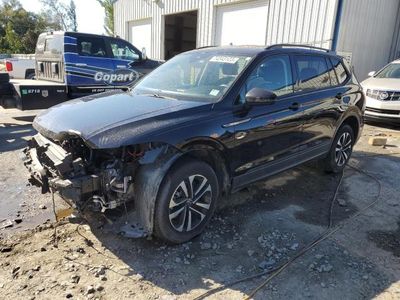 Salvage cars for sale from Copart Savannah, GA: 2022 Volkswagen Tiguan S