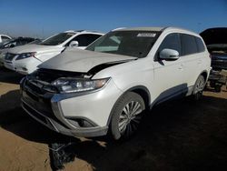 Mitsubishi salvage cars for sale: 2020 Mitsubishi Outlander SE