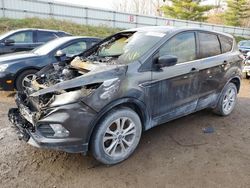 Salvage cars for sale at Davison, MI auction: 2017 Ford Escape SE